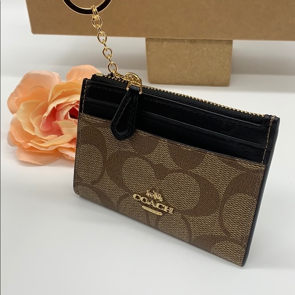 Mini Skinny Id Case In Signature Canvas - Picture 13 of 16